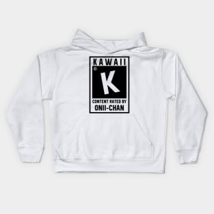 Kawaii content Kids Hoodie